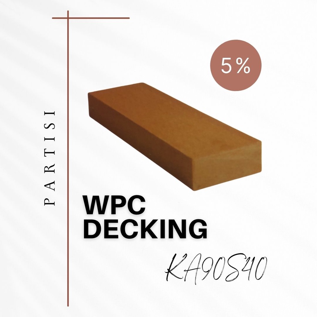 WPC Decking type KA90S40 untuk Partisi - WPC Decking Murah
