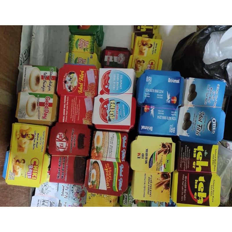 

Amplop Lebaran Motif Snack / Ukuran Sedang / Isi 100