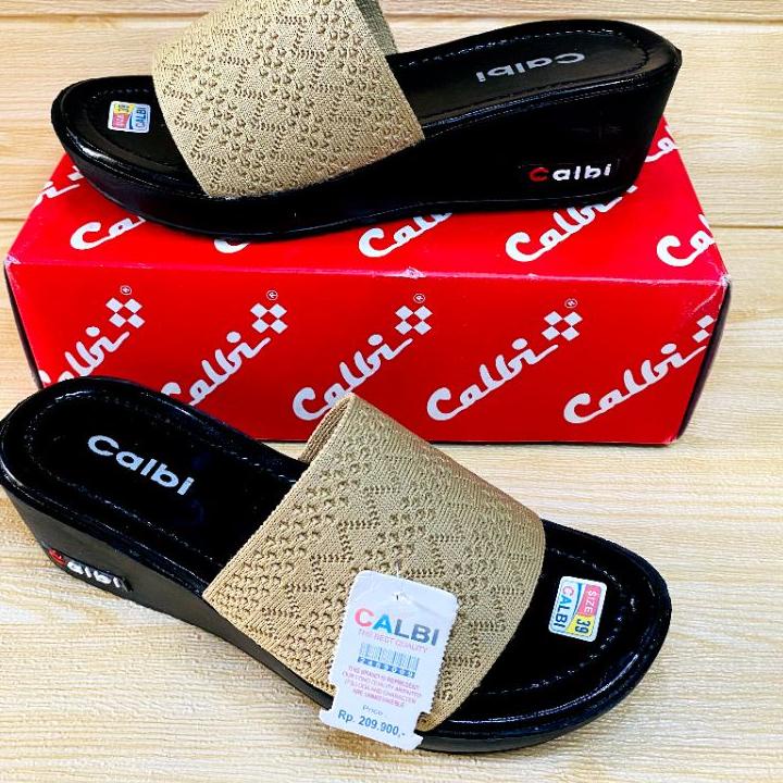 Oke Price.. SANDAL WEDGES CALBI RAJUT IMPORT