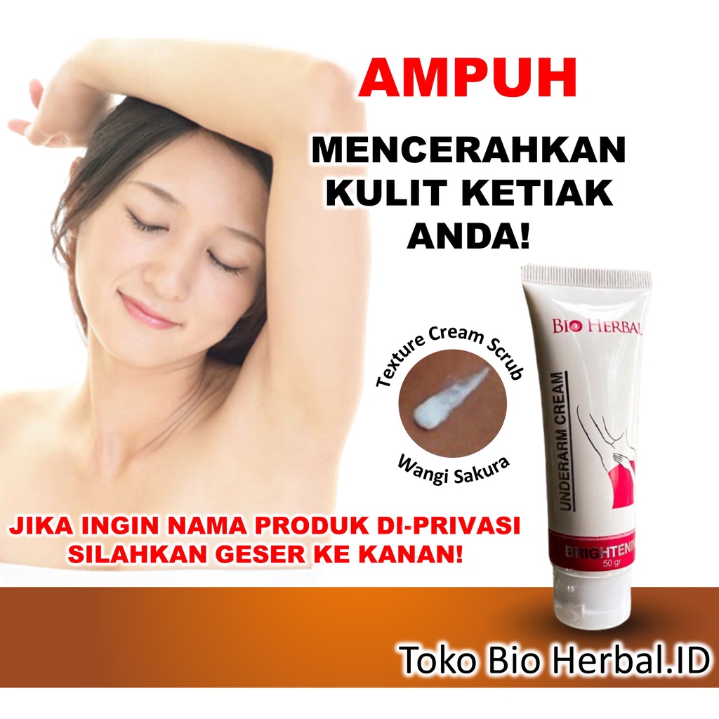 Pemutih Ketiak Ampuh Cream Pemutih Ketiak Underarm Cream Krim Pemutih Ketiak Perawatan Ketiak B12P