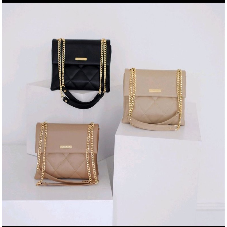 Binar bag warna Beige by kanara id ( Preloved like new )