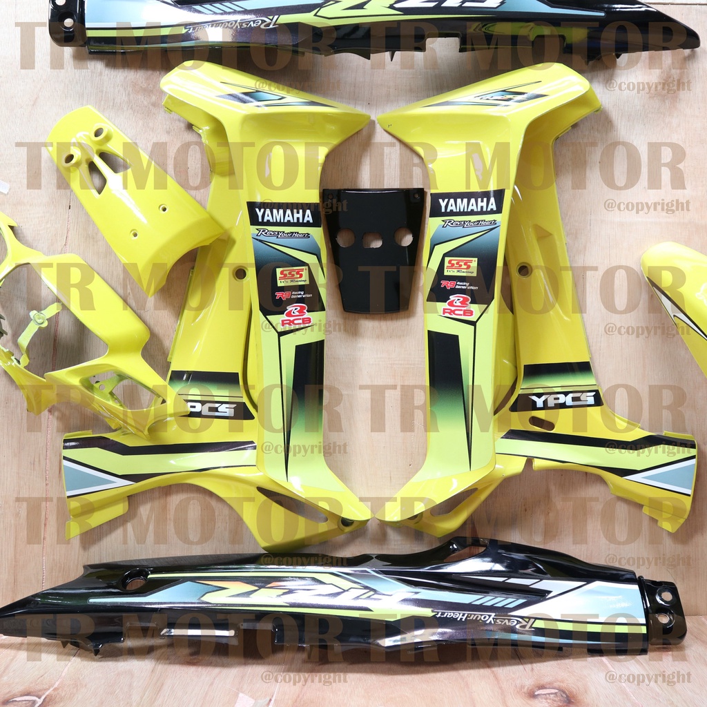 Cover Body Fizr F1zr Custom Kuning Full Set Halus Cover Bodi Yamaha Fiz r