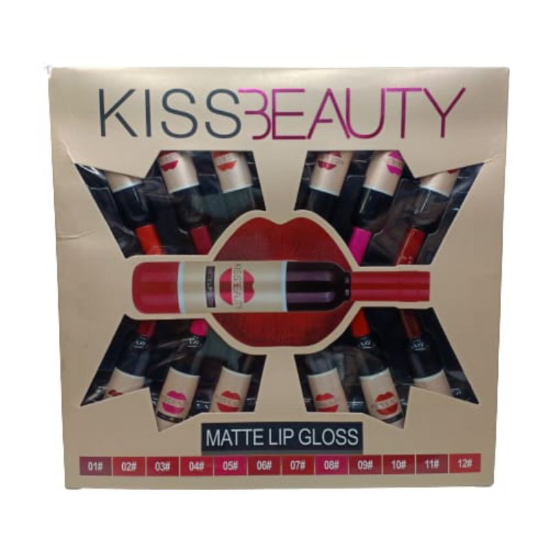 LIP GLOSS KISSBEAUTY BIG ISI 12.pcs