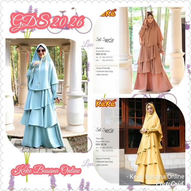 Gamis Dewasa Keke Syari ~ GDS 20 26 ~