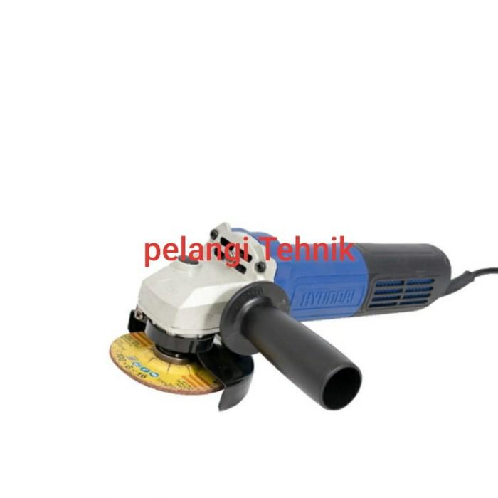 New Hyundai Hdag100 Mesin Gerinda Tangan 4" - Biru