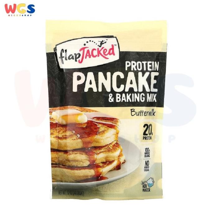 

BAYAR DITEMPAT FlapJacked Protein Pancake & Baking Mix Buttermilk 12oz 340g