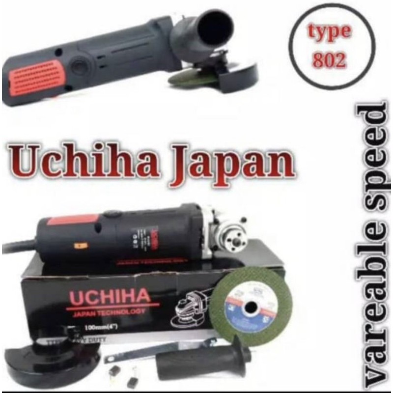 Mesin Gerinda Tangan Uchiha Type 802 Heavy Duty