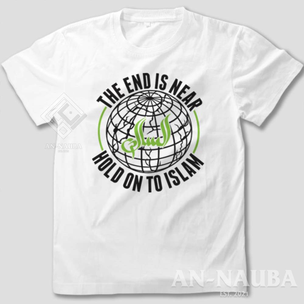 KAOS DAKWAH ISLAMI HOLD ON TO ISLAM / Baju Distro Santri / Tshirt Muslim Trendy [AN-8601]-5