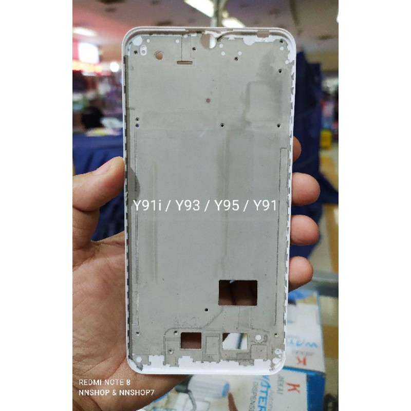 Casing Bazel Tulang Tengah Vivo Y12 Y15 2019 Y17 Papan LCD Vivo Y91i Y91 Y93 Y95