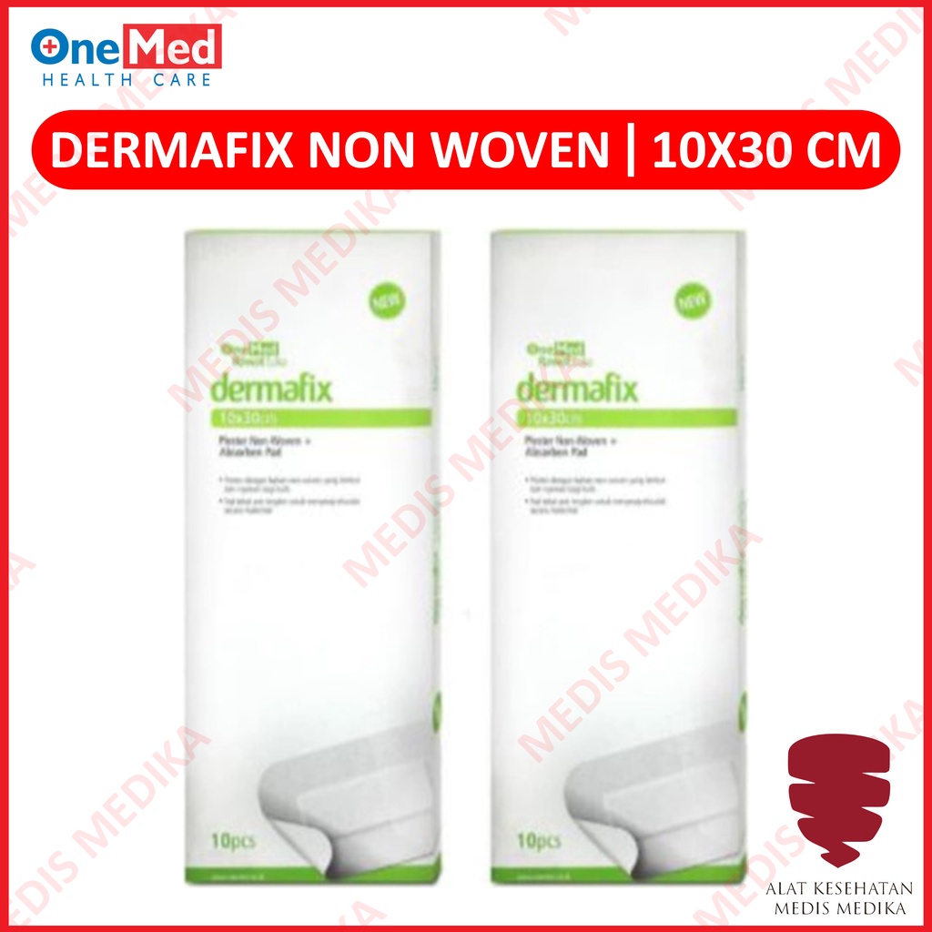 Dermafix Non Woven 10 X 30CM Onemed Plester Luka Alat P3K 10 X 30 CM Ecer