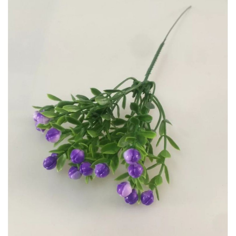 Bunga Milan Air Rumput / Bunga Buatan / Bunga Artificial-Ungu