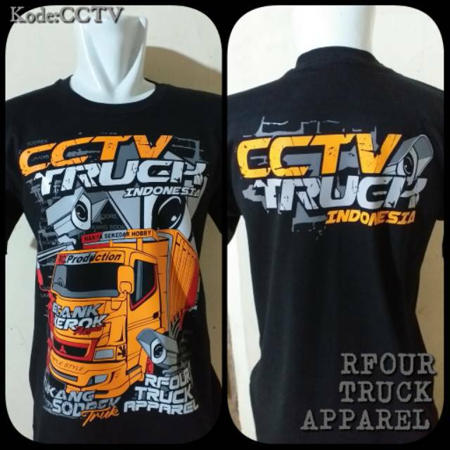 Kaos Distro T Shirt Apparel Edisi Truk  Canter Elf