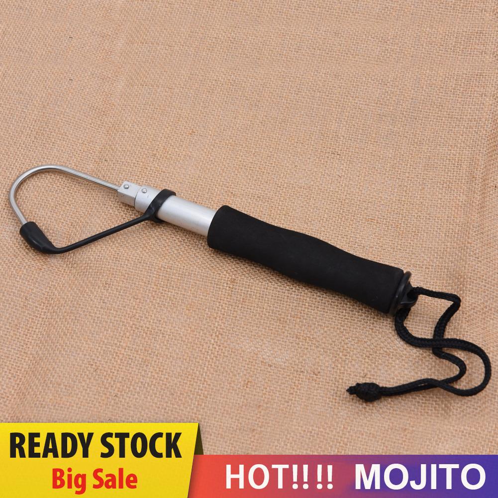 MOJITO Telescopic Sea Fishing Gaff Stainless Aluminum Alloy Spear Hook Tackle