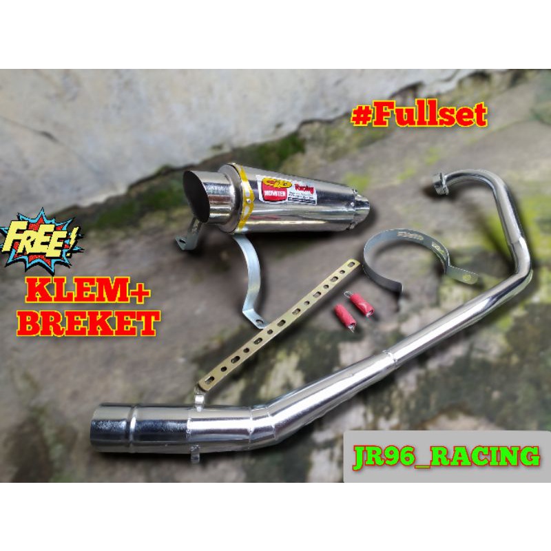 Knalpot racing CLD Fulkrum Satria Fu, Jupiter MX