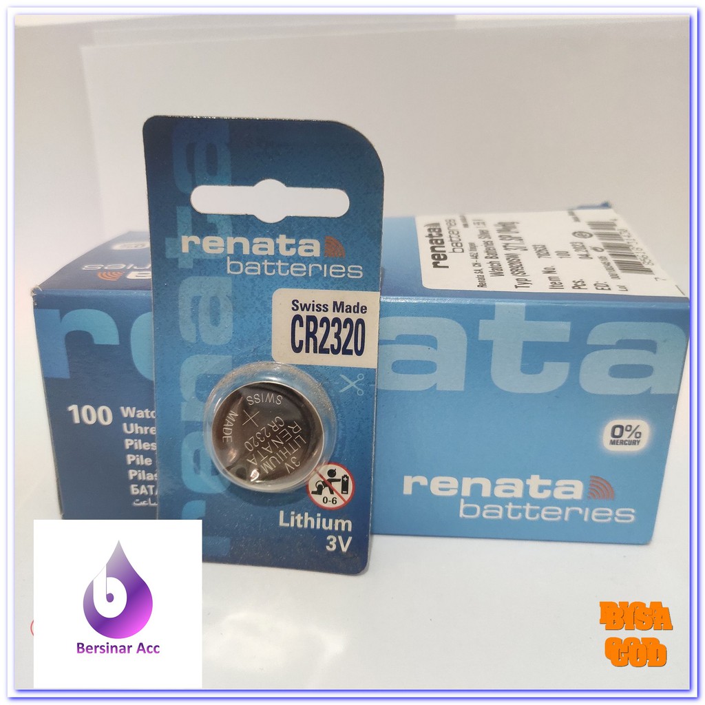 BATTERY BATRAI JAM TANGAN RENATA CR2320 ORIGINAL 2320