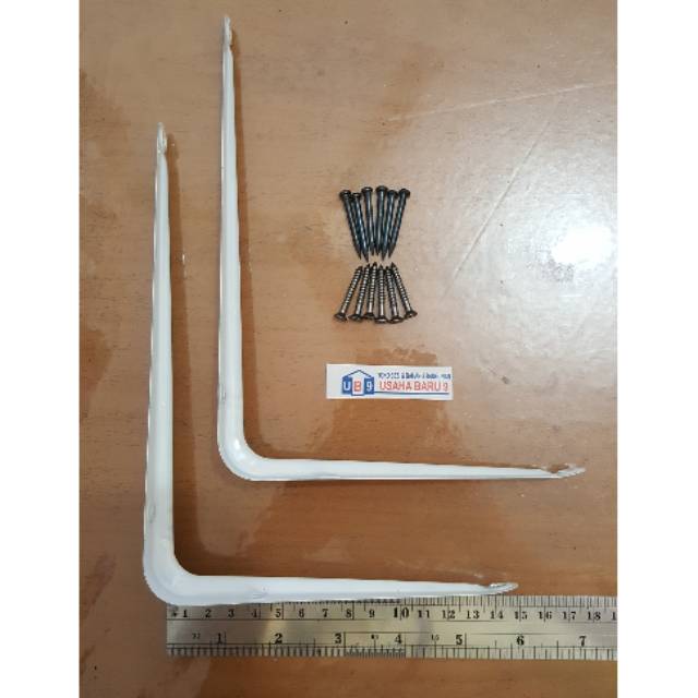 Siku Rak 15cm x 20cm / Siku Besi L 6" x 8"