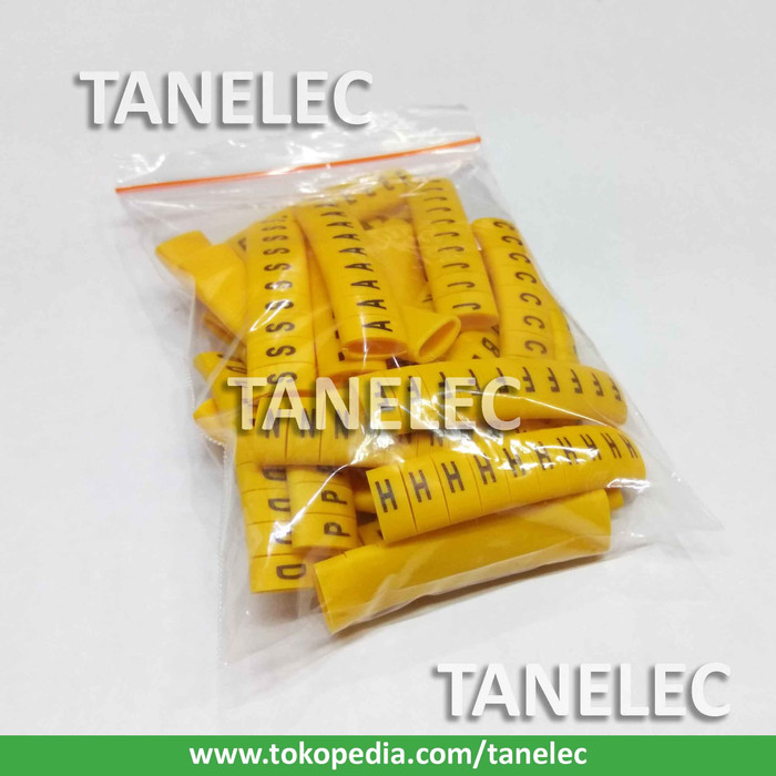 

Cable Marker EC-J Yellow (A-Z in One Packet) | Kabel Marker Termurah