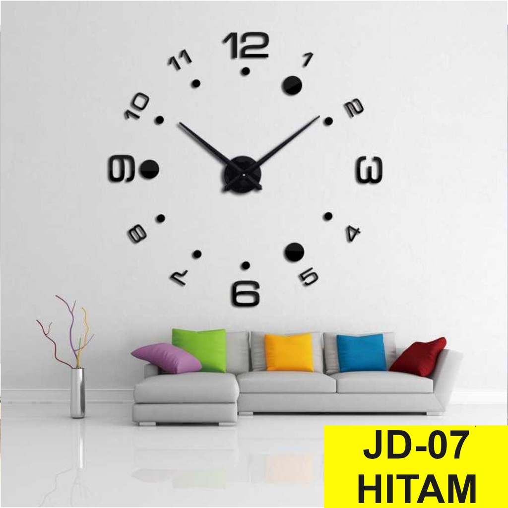 Jam Dinding Besar Unik Giant Wall Clock Diameter 80-130cm-JD-07 (BESAR)