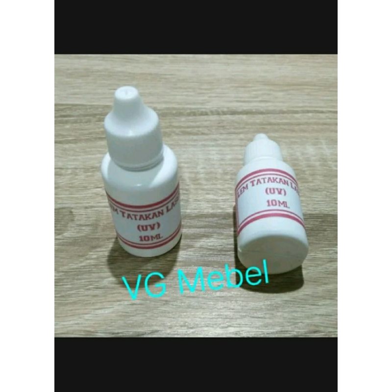 

Lem UV/Lem tatakan laser/Lem kaca super bening trasparan botol PUTIH