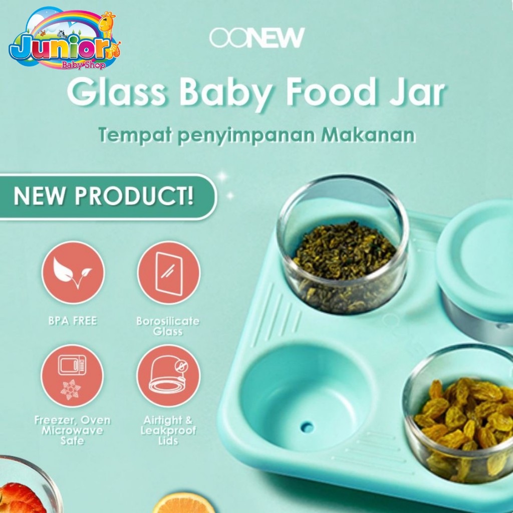 Oonew Glass Baby Food Jar TB-2001 - Tempat Penyimpan Makanan