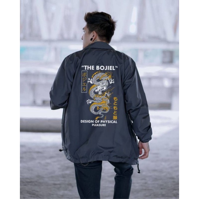 The Bojiel Coach Jacket Design Of Physical Pleasure - Jaket Pri Coach Windbreaker Distro Original