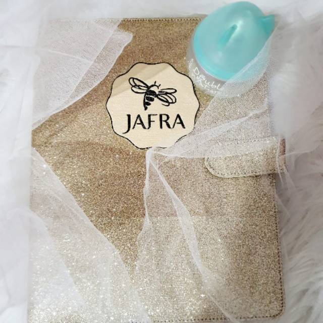 

BIG SALE Binder agenda kulit glittery gold A5