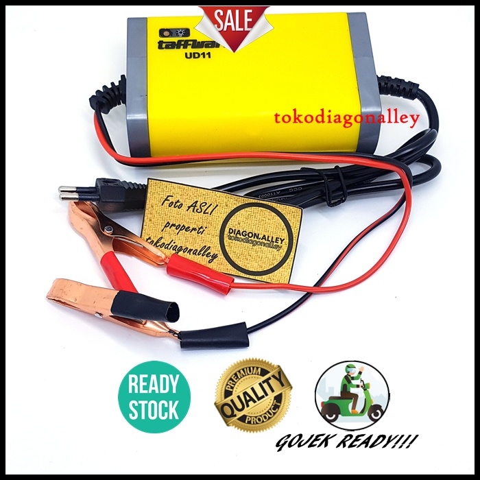 Alat Strom Aki Charger Accu Mobil Motor Lead Acid 12V 2A Portabel Murah