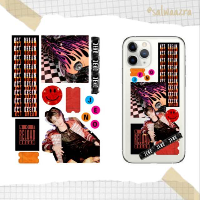 STICKER NCT DREAM RELOAD VER. RIDIN STIKER CASE LP BOOK ( RENJUN JENO HAECHAN JAEMIN CHENLE JISUNG )