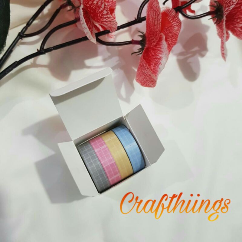

Colorful grid washi tape sample by Crafthiings
