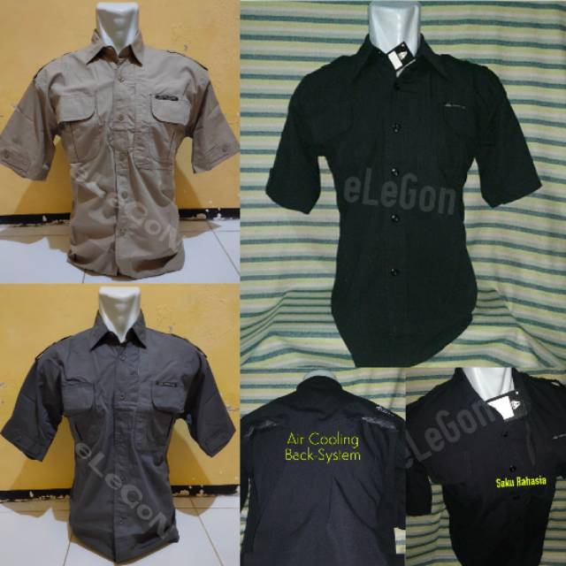 Kemeja Snepring Krem Kemeja Tactical PDL Lapangan Outdoor Kemeja Safari Pendek PDH Snepring Original