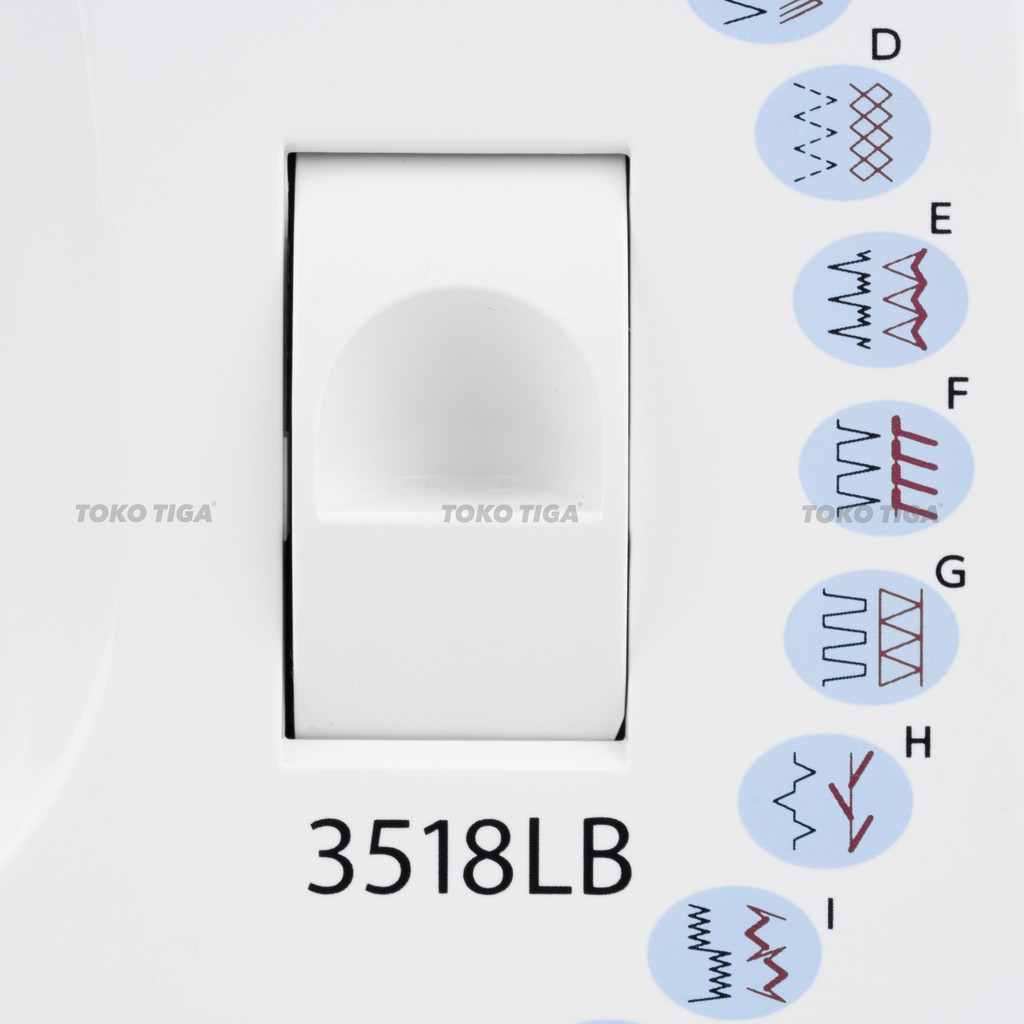 Mesin Jahit JANOME 3518LB / 3518-LB Portable Multifungsi