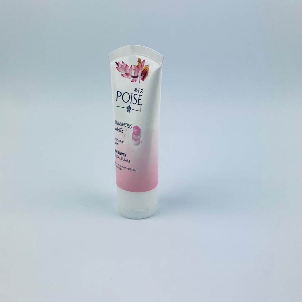 Poise Luminous White/Whitening Facaial Foam/Sabun Pencuci Muka/50g