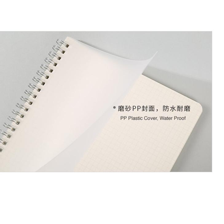 

[KODE PRODUK VFKHH6645] Clear Cover Spiral Notebook [CREATIV]