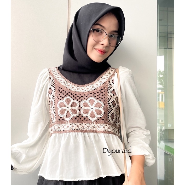 RESTOCK!!! ATASAN BLOUSE MILKY KO MOON YOUNG IMPORT