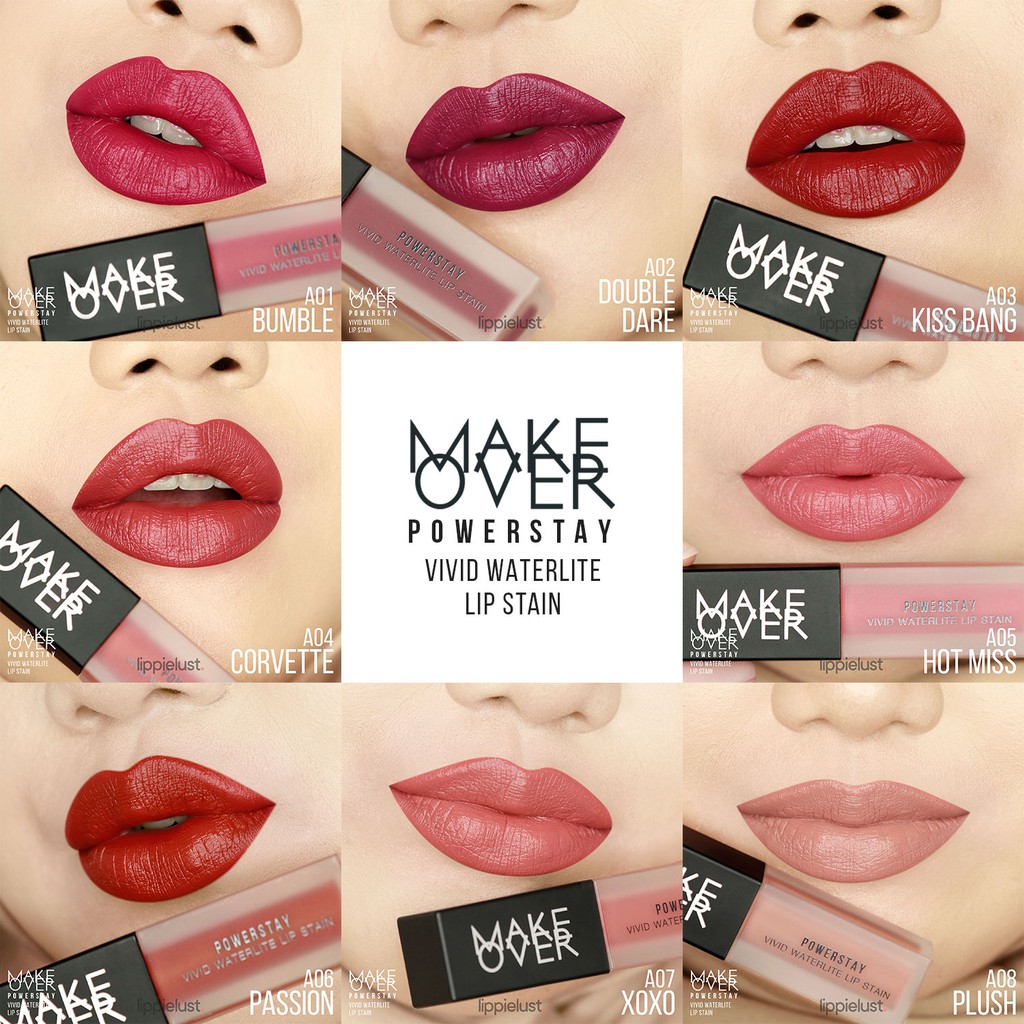 MAKE OVER Powerstay Vivid Waterlite lip Stain - 5,5gr