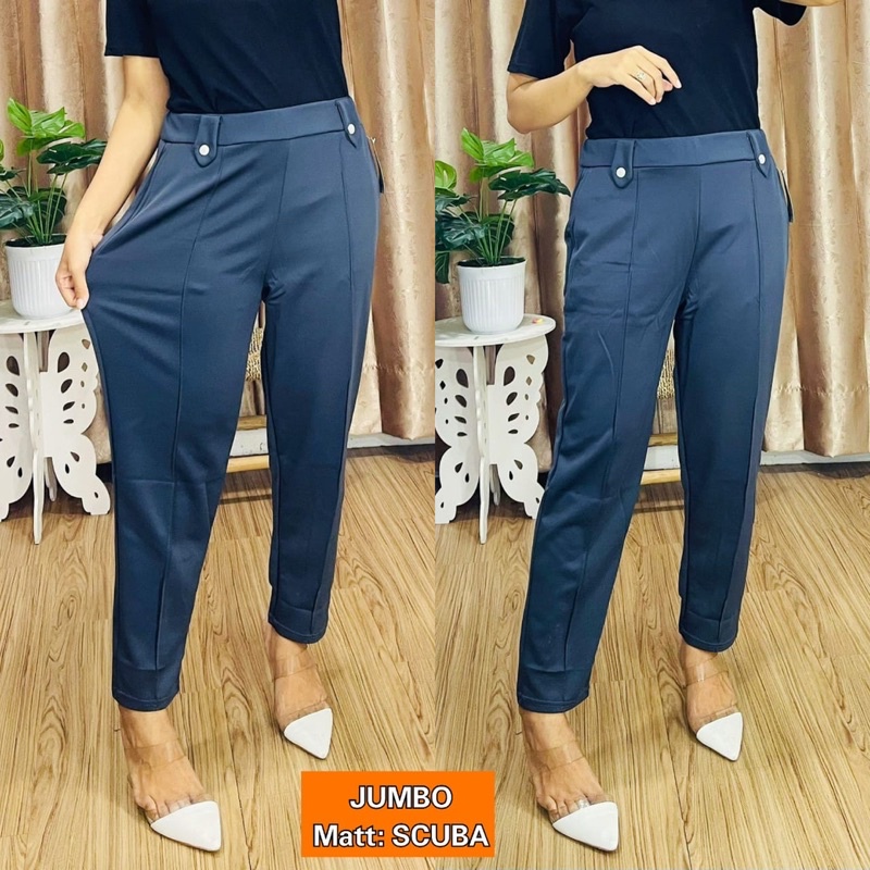 (Polos) CELANA ALL SIZE CEWEK / CELANA JUMBO CEWEK / CELANA POLOS HITAM / CELANA SCUBA PREMIUM / CELANA ELASTIS / Celana Panjang wanita / CELANA HARIAN / CELANA KAIN / CELANA PANJANG JUMBO