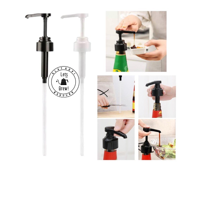Pump Botol syrup 10ml / Pump syrup