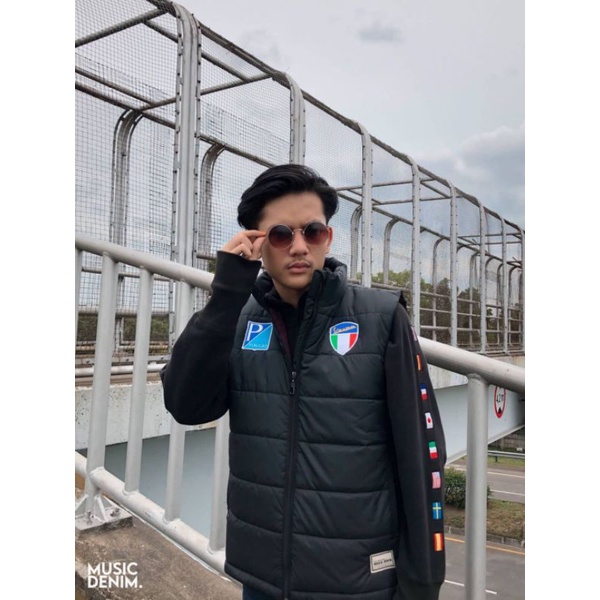 Rompi (Vest) Piaggio VESPA / rompi motor penahan angin / rompi parasut tebal / rompi bikers / rompi 