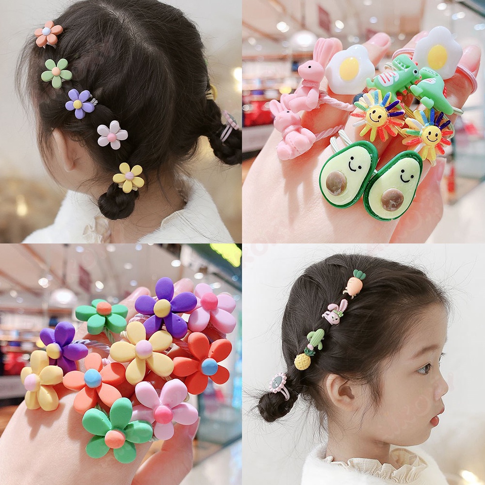 Aikoky Ikat rambut anak perempuan korea/Kunciran rambut anak lucu set