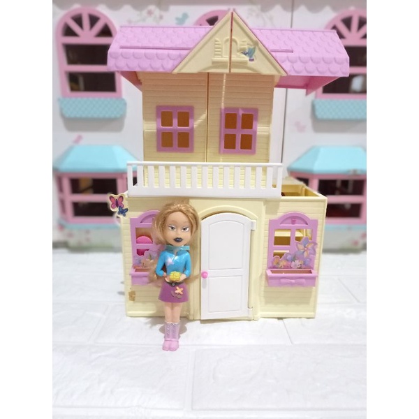 preloved rumah barbie mattel original barbie house rumah barbie kelly barbie bratz