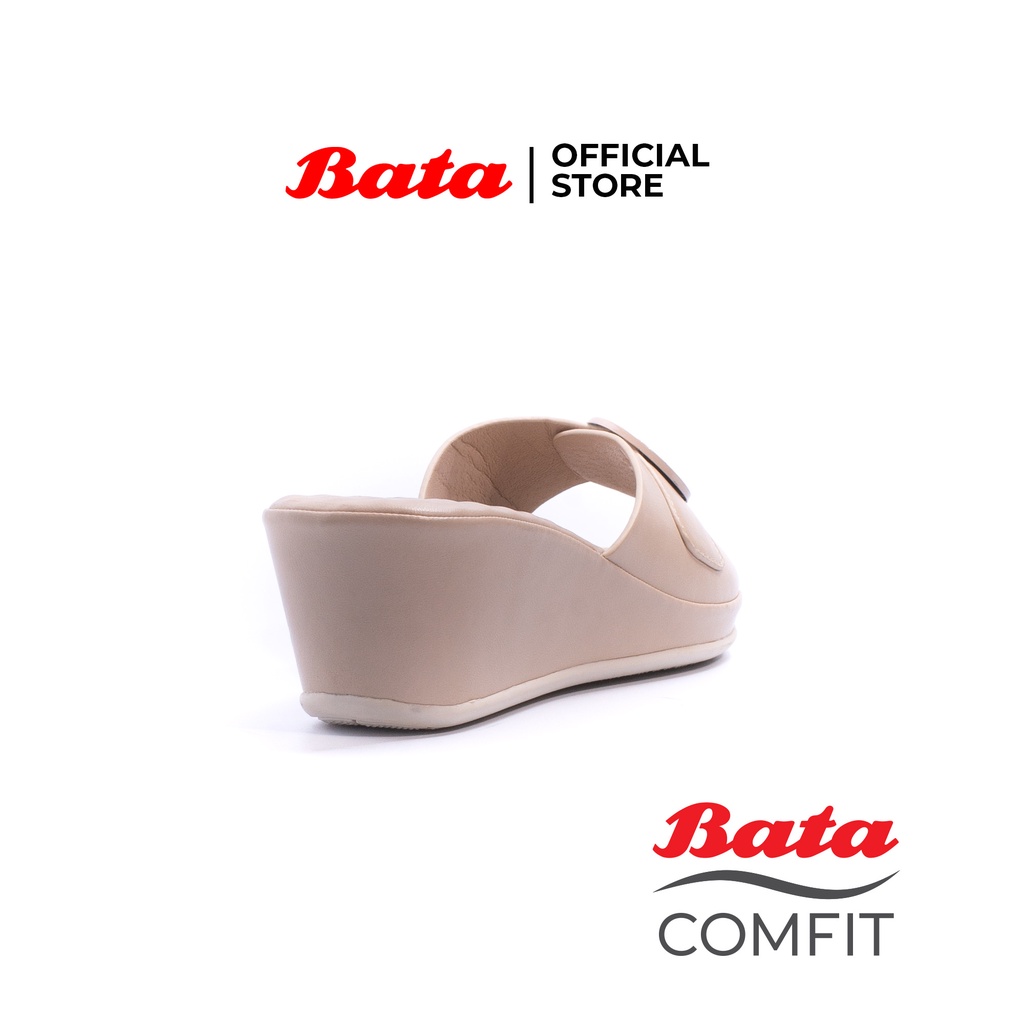 Bata Comfit Sandal Wanita Capriy Beige - 6808016-2