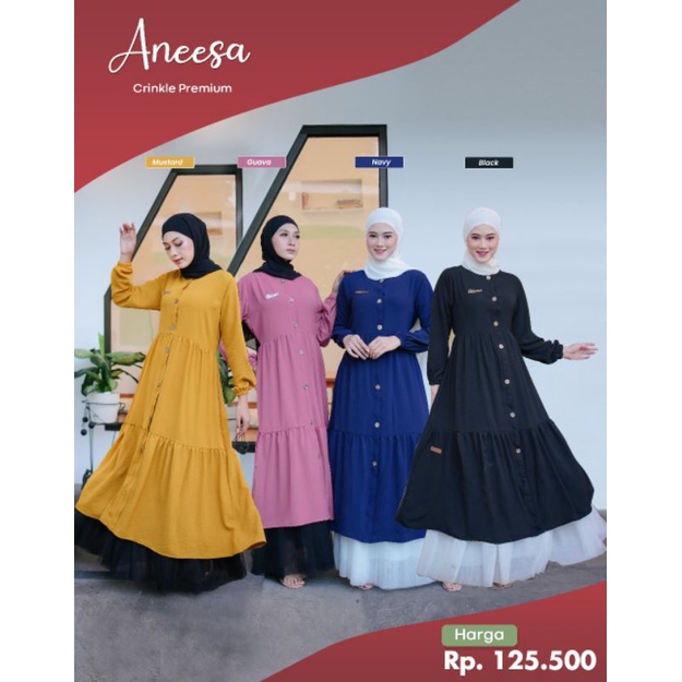 Aneesa Midi Dress by Ghina fashion