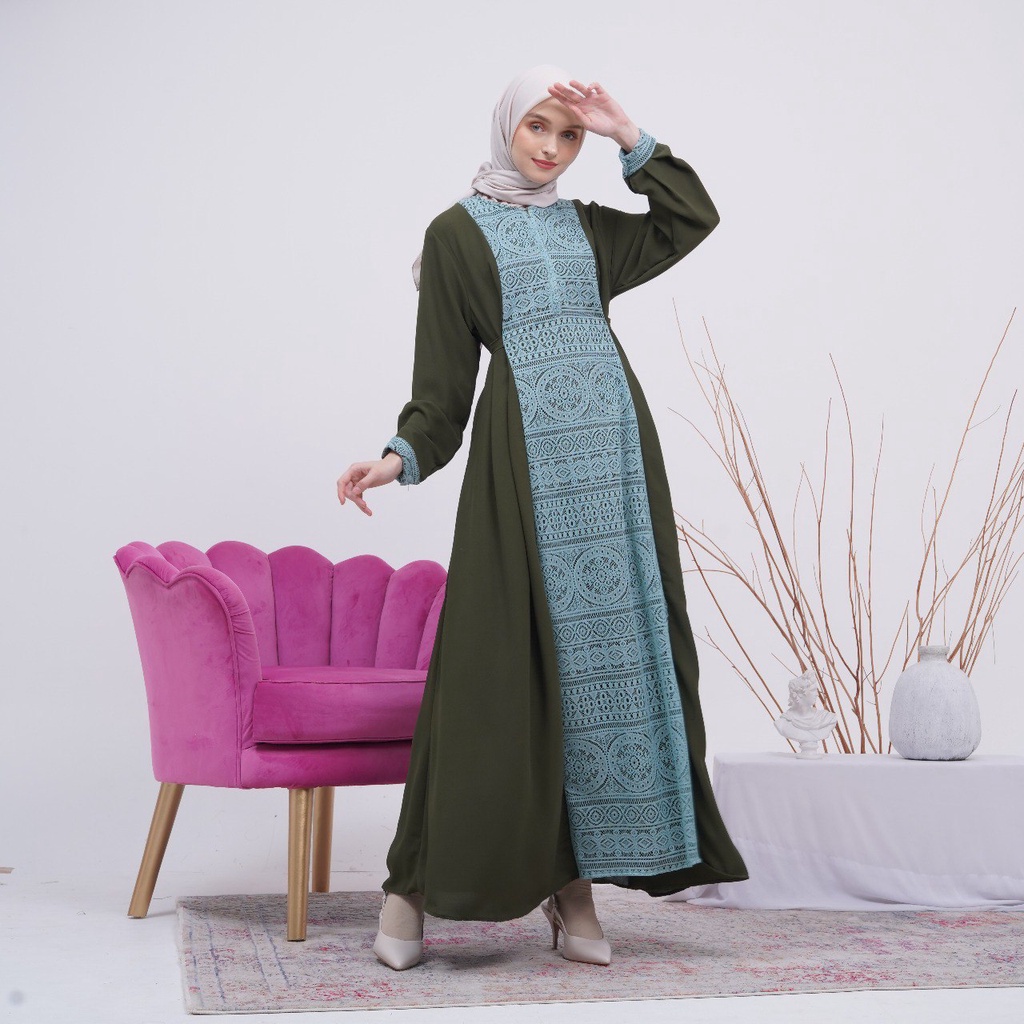 SOPHIA DRESS RAYYA SERIIES GAMIS BRUKAT MALIKA BUSUI