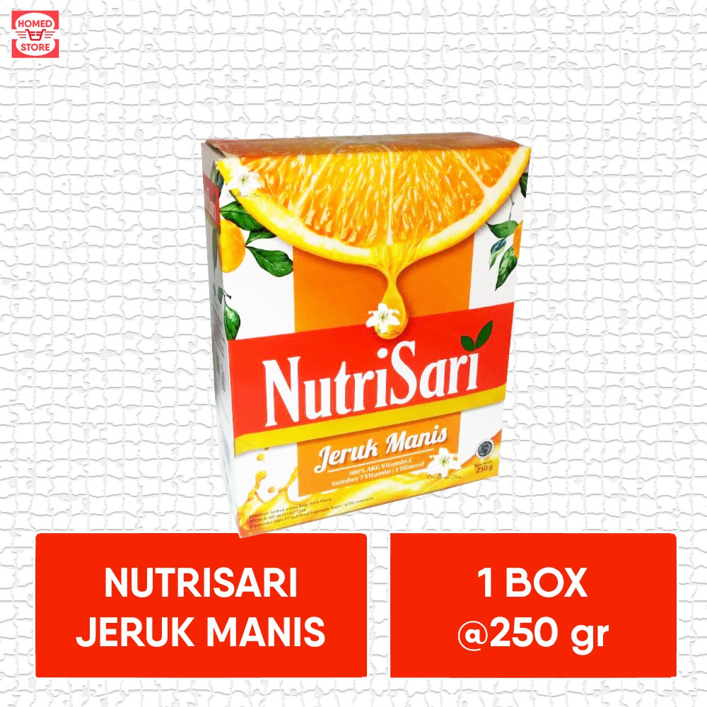 

NutriSari Jeruk Manis 1 Box 250 gr