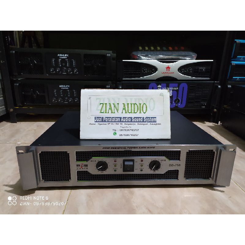 Promo Power Amplifier BOB Audio BB-750 Original