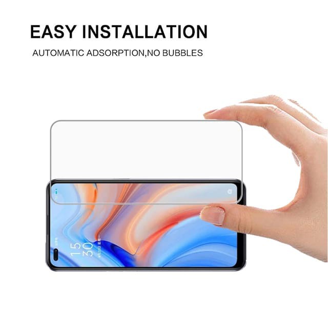 OPPO RENO 4 / RENO 4F TEMPERED GLASS CLEAR ANTI GORES KACA