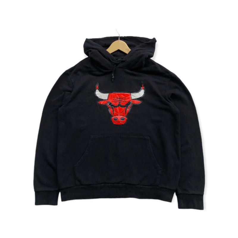 JAKET JUMPER JEMPER Hoodie nba chicago bulls hitam banteng #hhta60 ORIGINAL SECOND ASLI ORI BEKAS BRAND