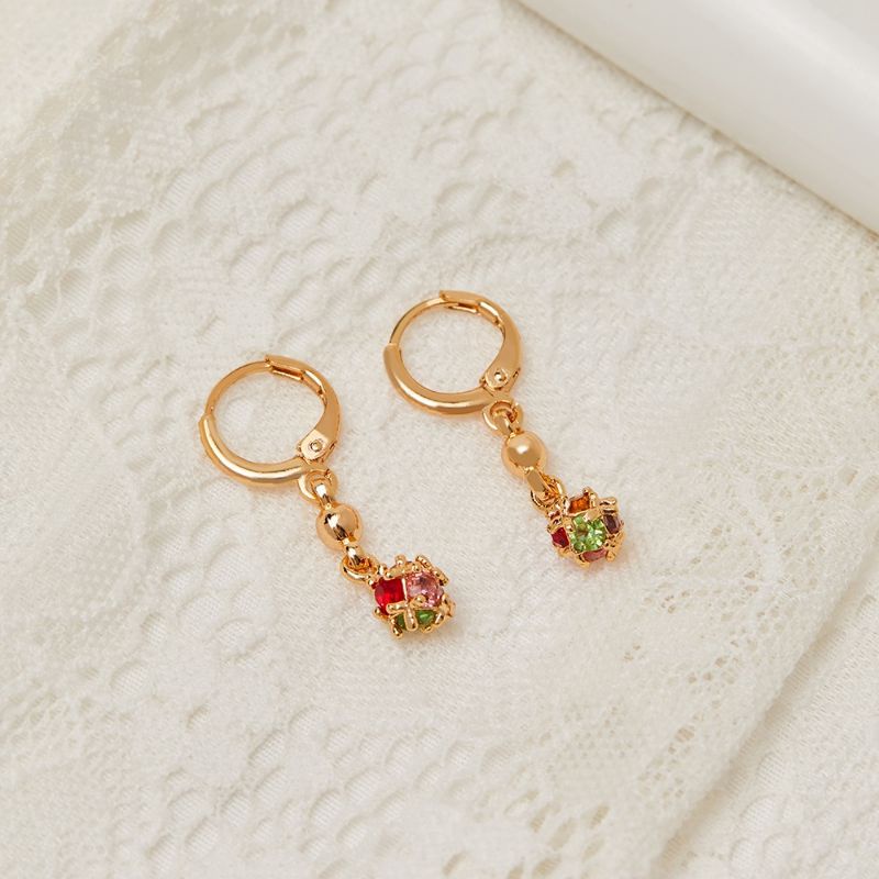 Anting Wanita Dewasa Bahan Xufing Anti Karat Emas 18k