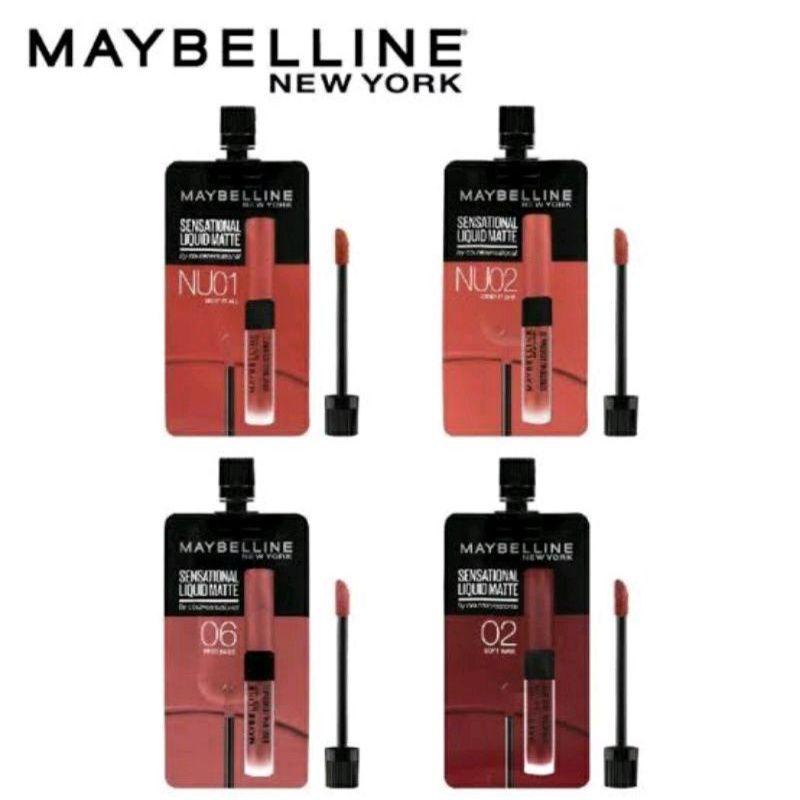 Maybelline Sensational Liquid Matte Lip Cream saset