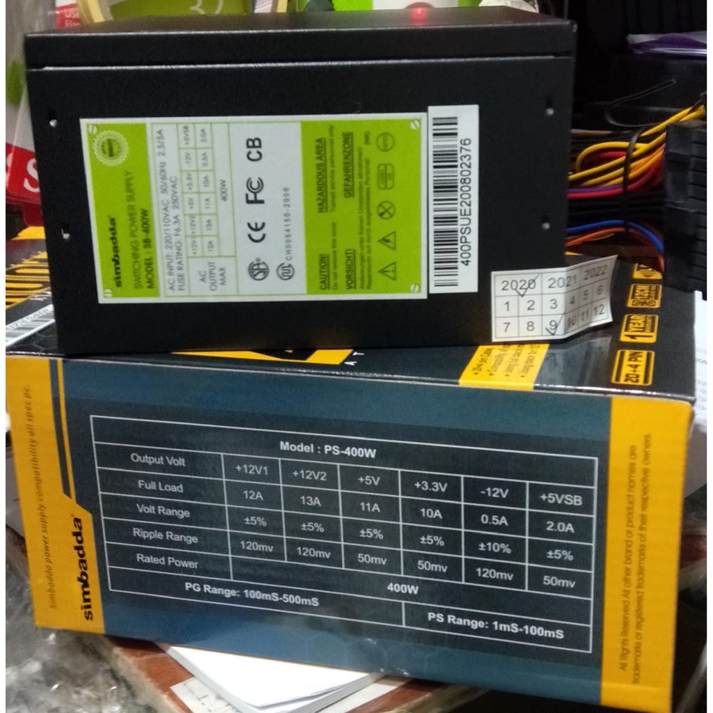 Power supply simbada 400 watt BOX